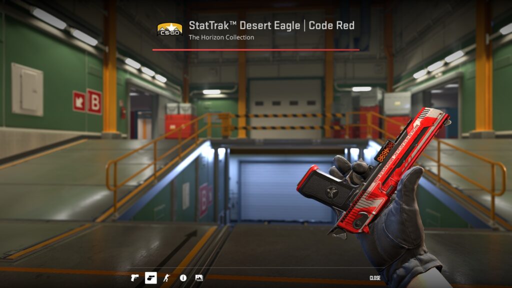 StatTrak Desert Eagle Code Red skin