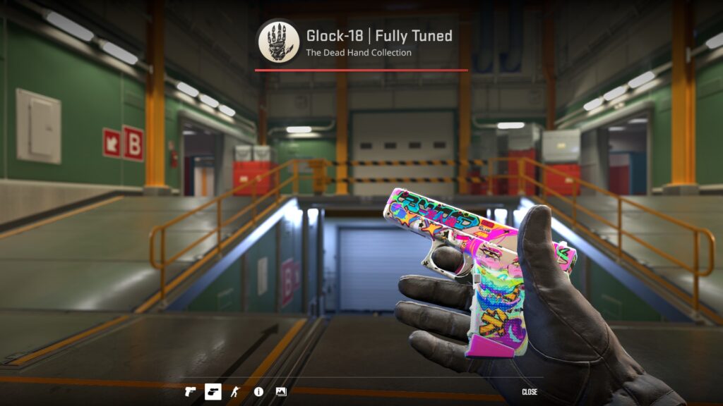Fully Tuned Glock-18 skin preview