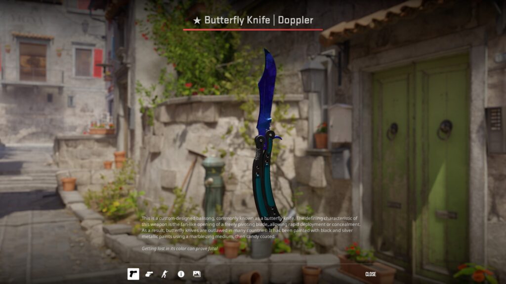 Exploring molodoy loadout and the skins he uses - Pley.gg Butterfly Knife Doppler Sapphire