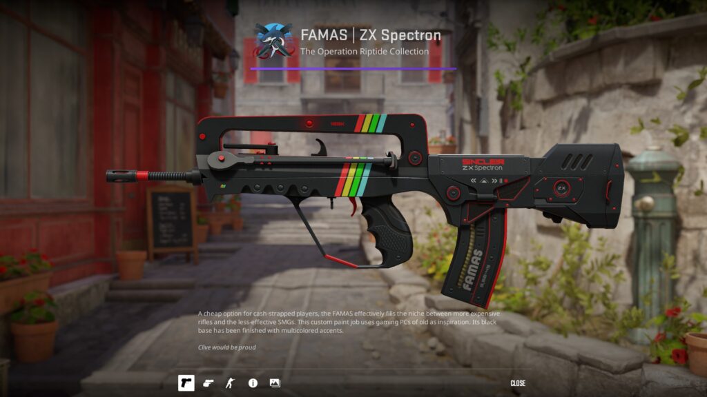 Exploring molodoy loadout and the skins he uses - Pley.gg Famas ZX Spectron