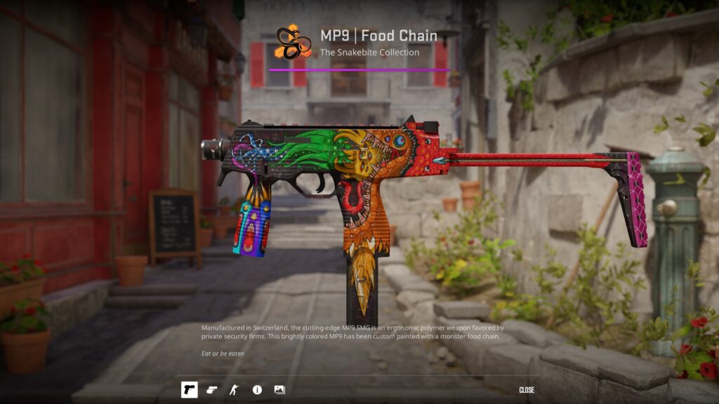 Exploring molodoy loadout and the skins he uses - Pley.gg MP9 Food Chain