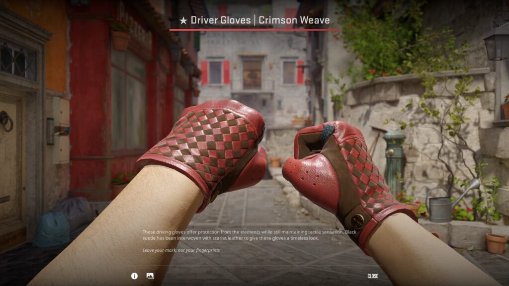 Most used skins from the flameZ loadout - Pley.gg Driver Gloves Crimson Wave