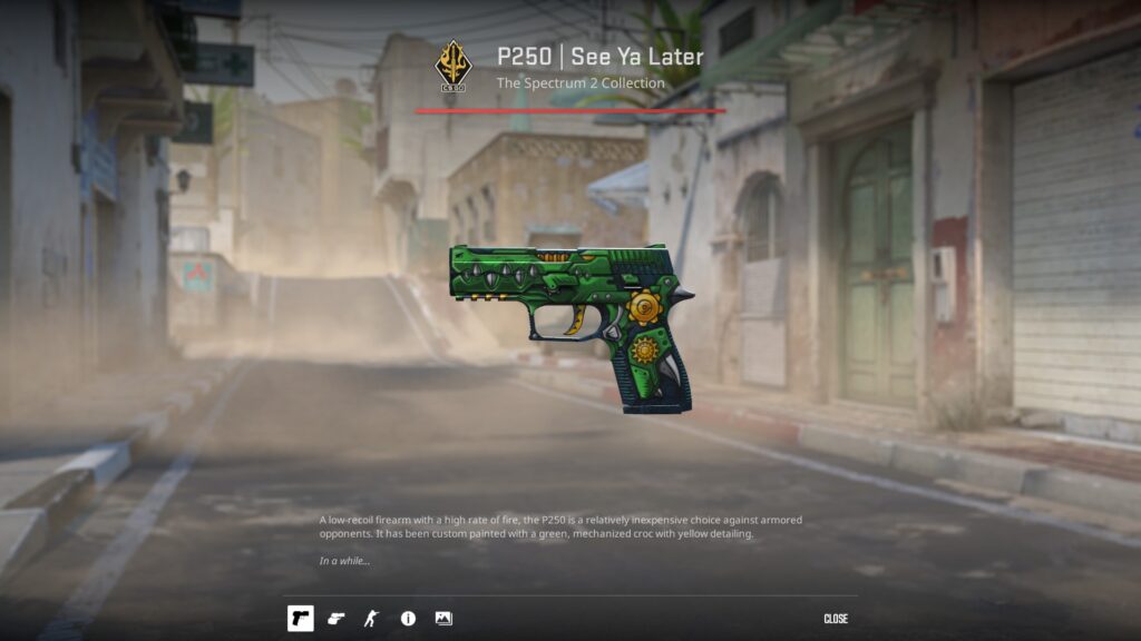 A glimpse into the karrigan loadout - Pley.gg P250 See Ya later
