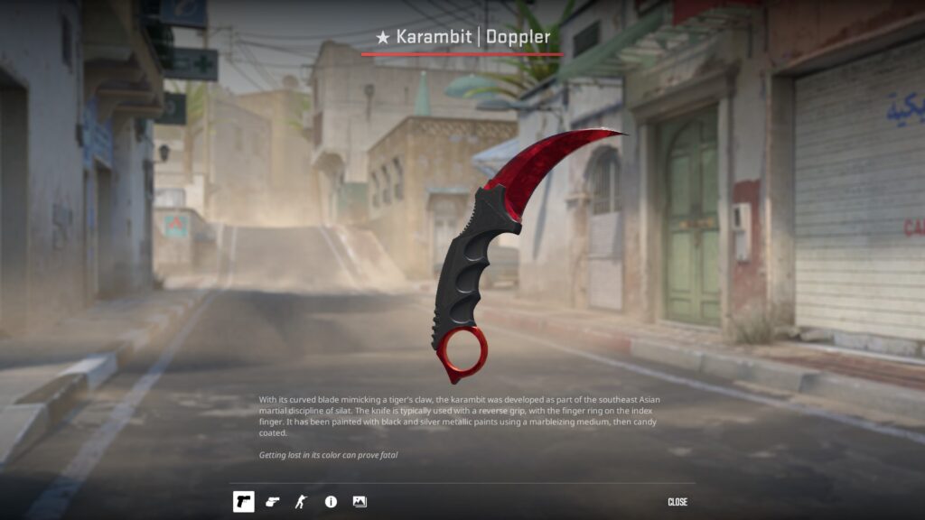 Most popular kyousuke loadout skins - Pley.gg Karambit Doppler Ruby