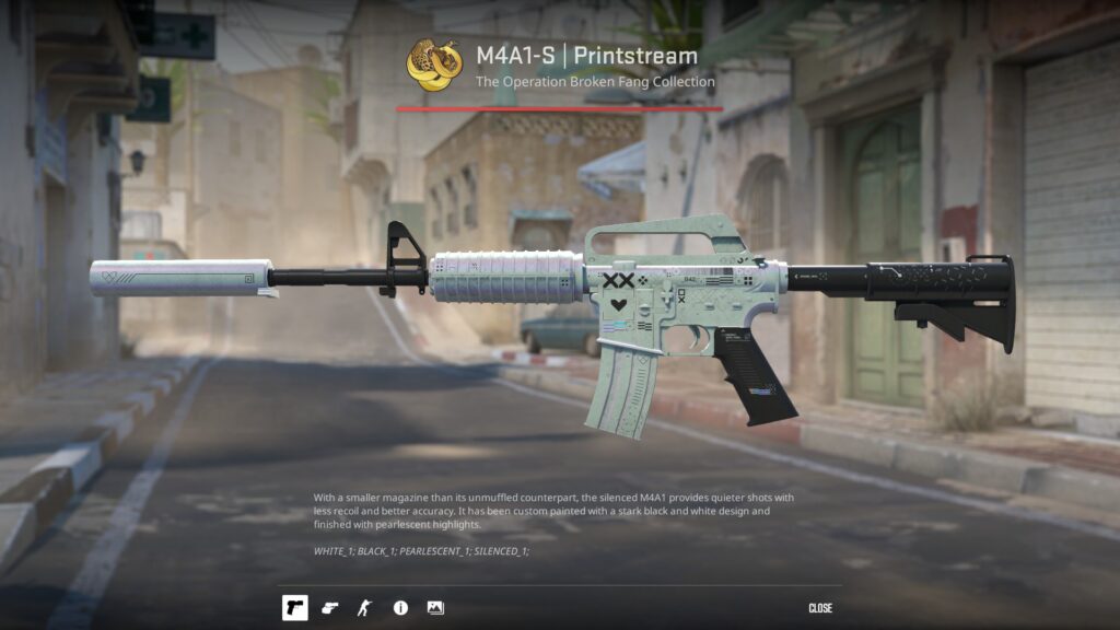 Most popular kyousuke loadout skins - Pley.gg M4A1-S Printstream