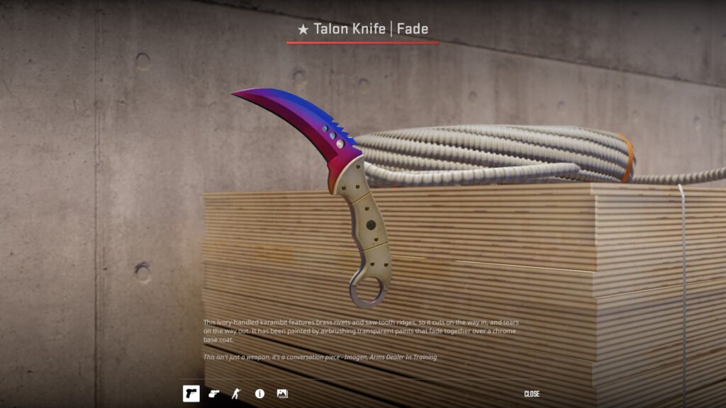 Talon Knife Fade