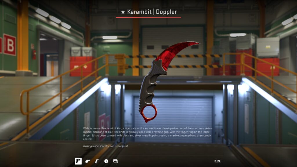 Karambit Doppler Ruby