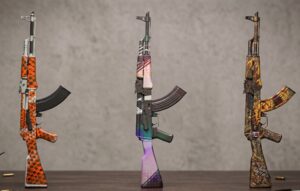 Safety Net, Breakthrough, and Searing Rage, some of the most popular AK-47 skins under $10 right now