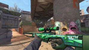 One of the AWP skins under $10 that just recently got slightly above the price tag being inspected on Overpass B site