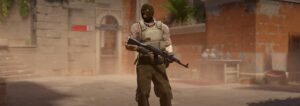 T agent on Anubis holding the Baroque Purple, one of the cleaner looking AK-47 skins under $20