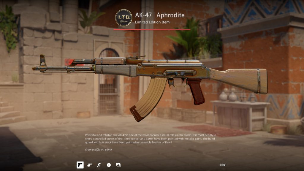 The cheapest Covert skins in CS2 that actually look great in-game - Pley.gg AK 47 Aphrodite, one of the best out of the cheapest Covert skins in CS2