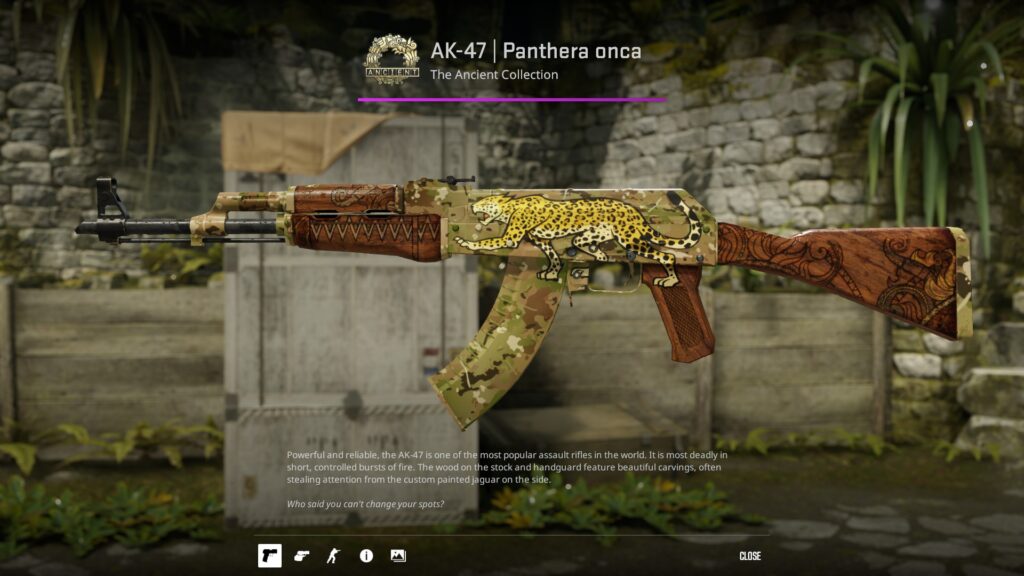 CS2 AK skins we rarely see in casual games - Pley.gg Panthera onca AK 47 skin