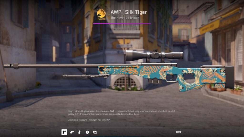 AWP Silk Tiger
