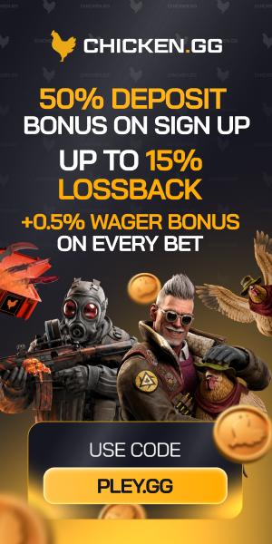 CHICKEN.GG BANNER - Use code PLEY.GG