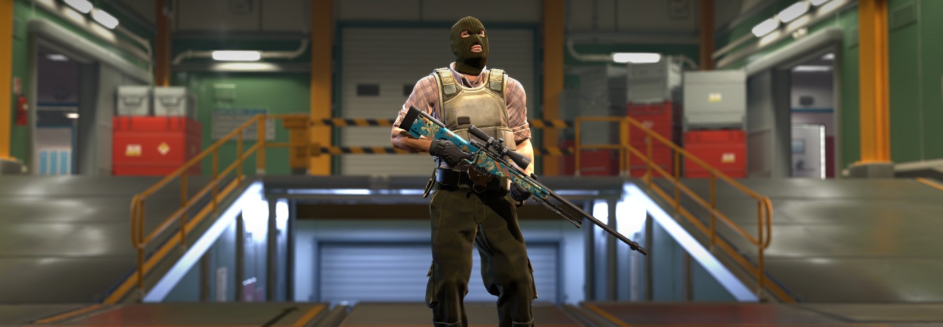 T agent holding one of the rare AWP skins CS2 player encounter - Silk Tiger