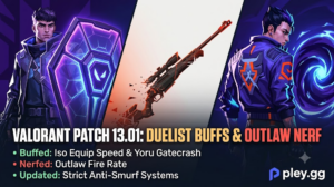 VALORANT Patch 13.01 Meta Shift: Outlaw Nerfs and Yoru Buffs Explained