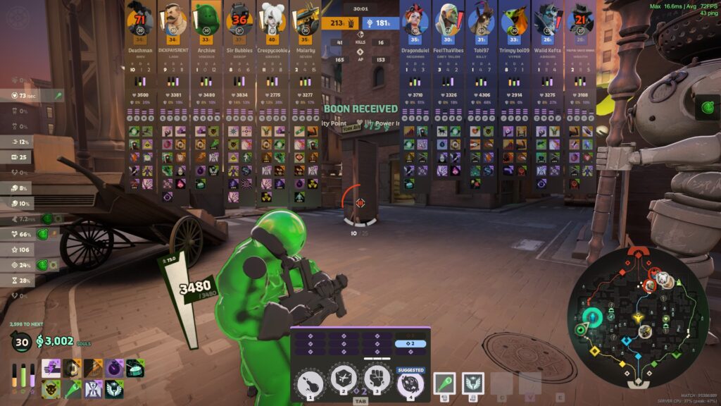 Inside the Cursed Apple: Deadlock player count and the Deadlock game state - Pley.gg Viscous from Deadlock in the middle of a game