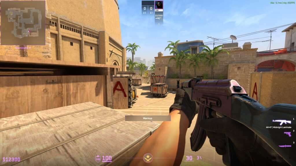 CS2 viewmodel guide - Finding your sweet spot - Pley.gg A high-held gun by a T agent on A site on Mirage
