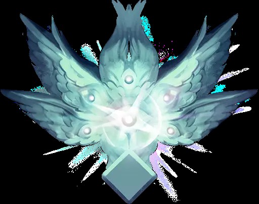 Eternus rank badge, the highest rank in-game, a biblically accurate angel covered in diamond