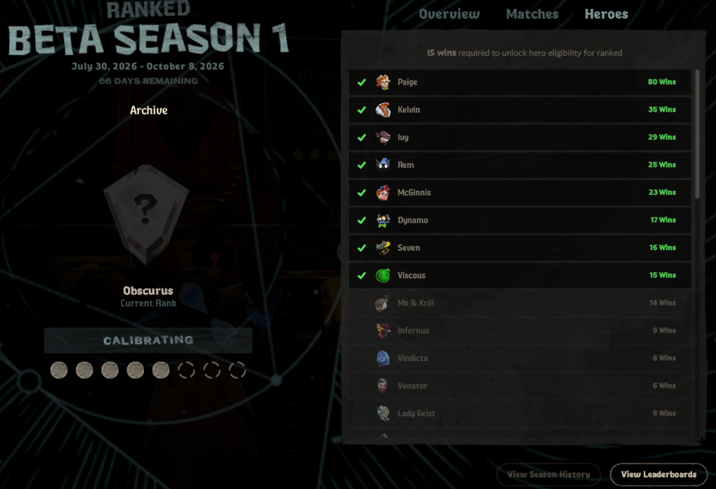 Deadlock patch notes bring a Ranked mode and hero changes - Pley.gg Beta Season 1 preview with the new hero requirements before playing the new Ranked mode