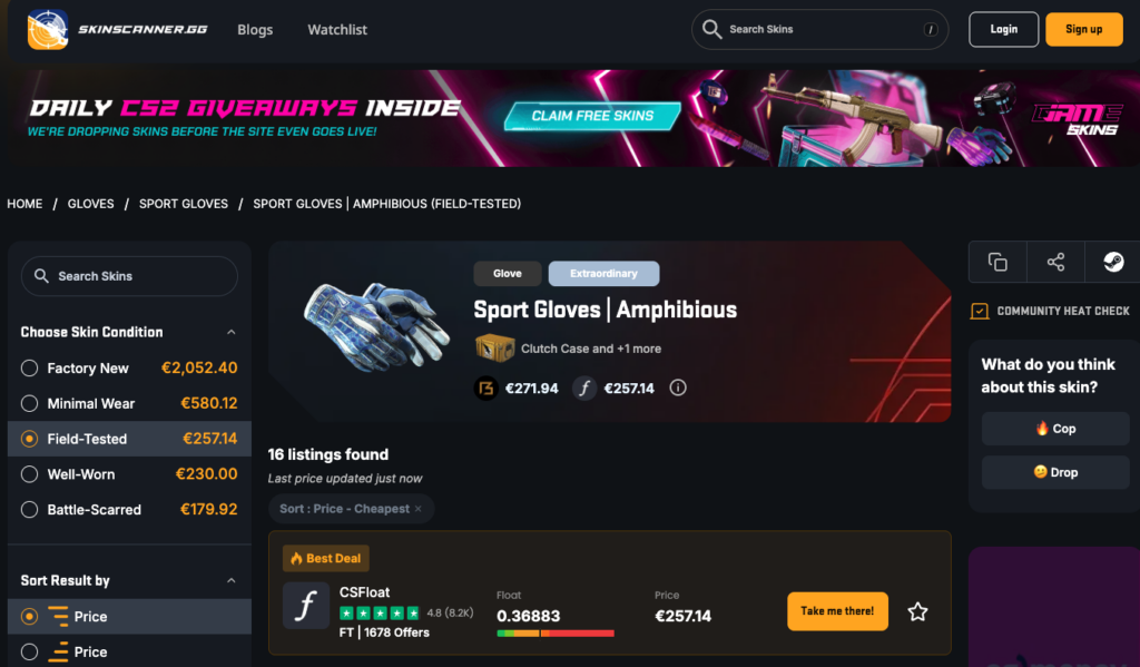 Pley.gg partners with SkinScanner as the price comparison platform secures £350,000 in funding - Pley.gg Pley.gg partners with SkinScanner as the price comparison platform secures £350,000 in funding - Pley.gg