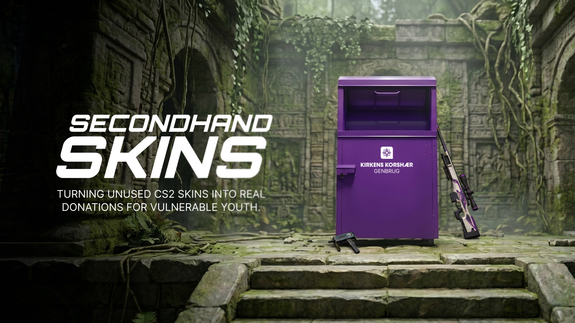 Danish charity organization opens digital thrift store for Counter-Strike 2 skins