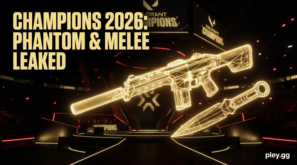Leaked: VALORANT Champions 2026 Bundle Features Phantom, Melee, and Missing Flex