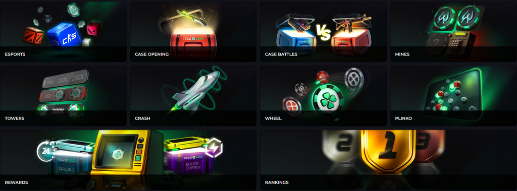 CSGOLuck Review - Pley.gg CSGOLuck games