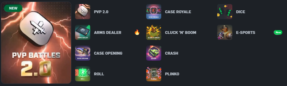 CSGORoll games