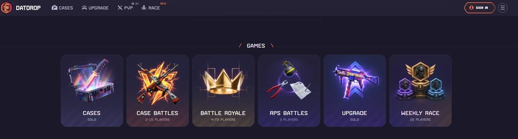 DatDrop Review - Pley.gg DatDrop games