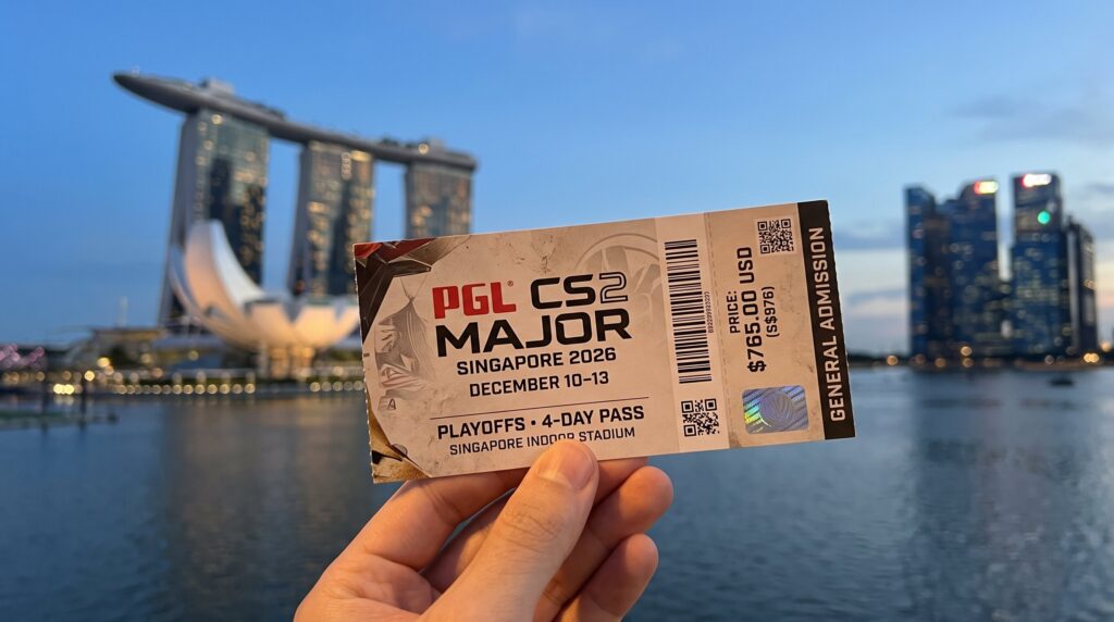 The $765 ticket: Why the Singapore CS2 Major costs a fortune