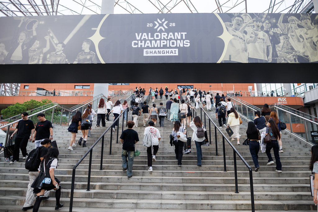 Entrance to VALORANT Champions 2026 in Shanghai