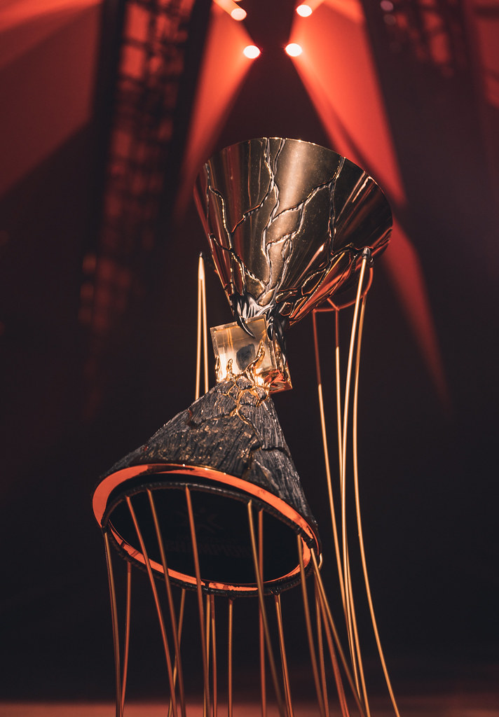 The VALORANT Champions trophy