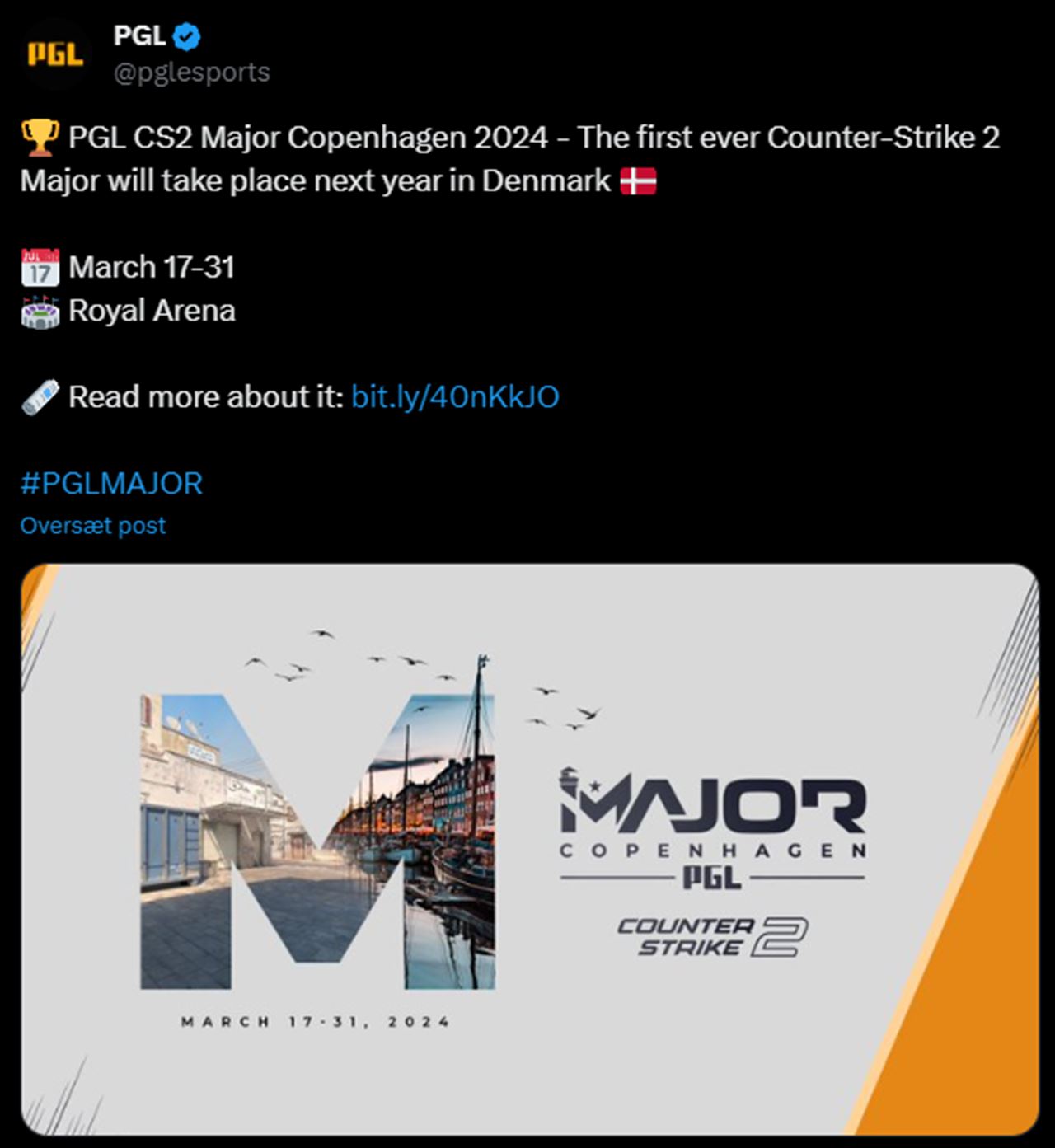 Copenhagen Calling: Clash of Titans at PGL CS2 Major in March 2024 - Pley.gg Copenhagen Calling: Clash of Titans at PGL CS2 Major in March 2024 - Pley.gg