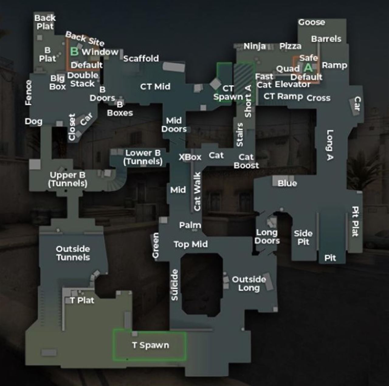 CS:GO Callouts Dust 2: Unlock the secrets to Counter-Strike’s most iconic map - Pley.gg