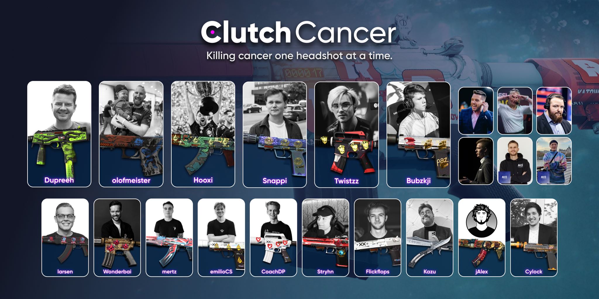 Clutch Cancer! CS:GO stars joins the fight against Cancer - Pley.gg