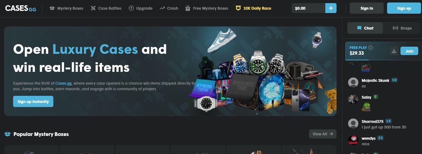 Cases.gg Promotional Code "CSGOBETTINGS" with Affiliate Bonus - Pley.gg Cases.gg Promotional Code "CSGOBETTINGS" with Affiliate Bonus - Pley.gg