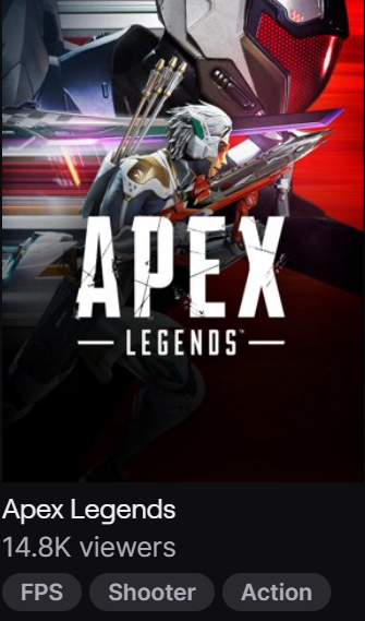Apex Legends on Twitch