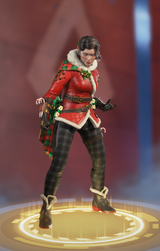 Apex Legends Holo-Day Bash 2025 cosmetics - Pley.gg Festive Presence – Wraith